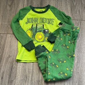 John Deere Green Tractor Pajama Set